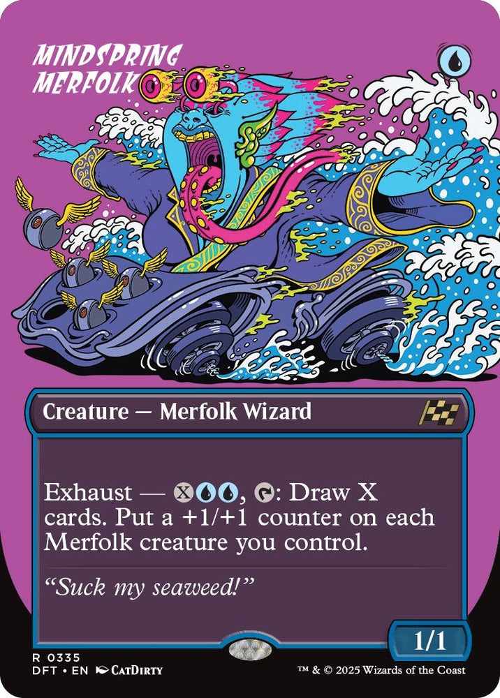 Mindspring Merfolk (Borderless) [Aetherdrift]