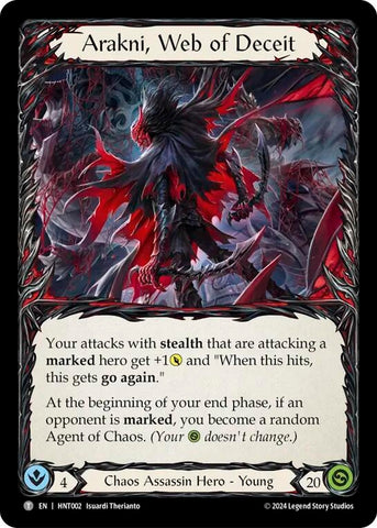 Image for Arakni, Web of Deceit // Cindra (HNT002//HNT055) (The Hunted) - Flesh and Blood TCG