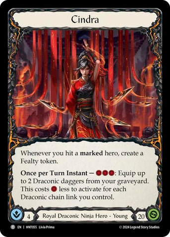 Image for Cindra // Fang (HNT055//HNT099) (The Hunted) - Flesh and Blood TCG