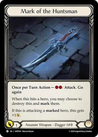 Image for Mark of the Huntsman // Obsidian Fire Vein (HNT010//HNT100) (The Hunted) - Flesh and Blood TCG
