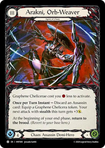 Image for Arakni, Orb-Weaver // Arakni, Redback (HNT005//HNT006) (The Hunted) - Flesh and Blood TCG