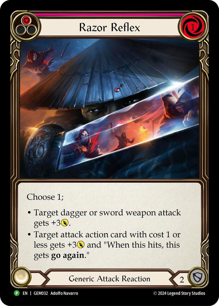 Image for Razor Reflex (Red) (GEM032) (GEM Pack 1) - Flesh and Blood TCG