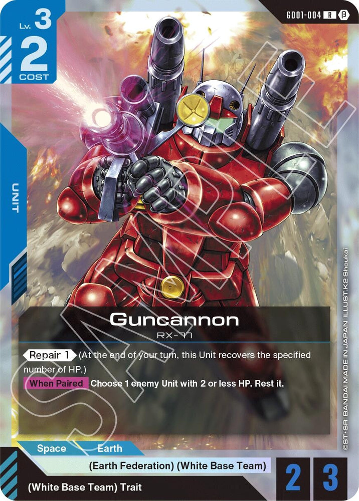 Image for Guncannon (GD01-004) [Edition Beta] - Gundam Card Game