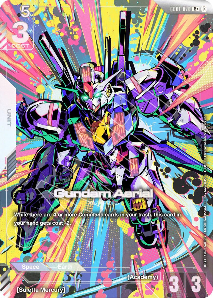 Image for Gundam Aerial (R+) (GD01-070) [Edition Beta] - Gundam Card Game
