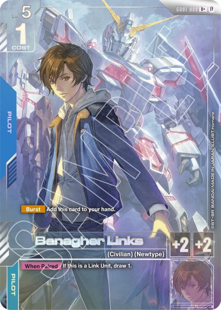 Image for Banagher Links (U+) (GD01-088) [Edition Beta] - Gundam Card Game