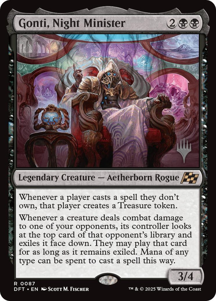Image for Gonti, Night Minister (87) [Promo Pack: Aetherdrift] - Magic: The Gathering