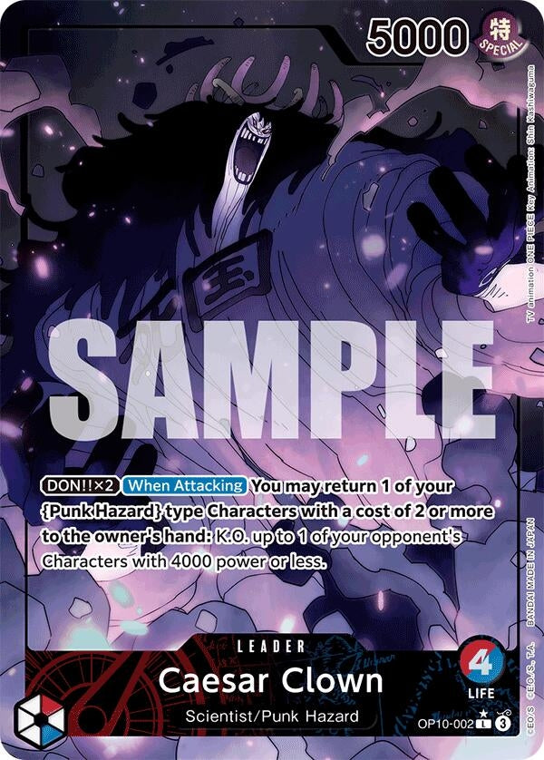 Caesar Clown (OP10-002) (Parallel) [Royal Blood]
