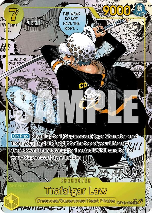 Trafalgar Law (OP10-119) (Manga) [Royal Blood]