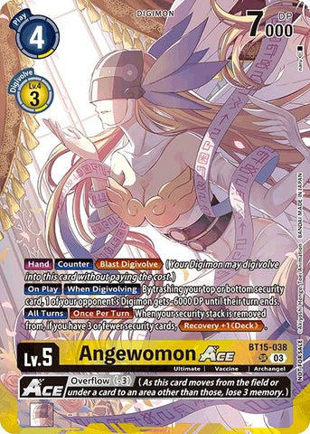 Angewomon ACE (BT15-038 SR) (Limited Card Pack) [World Convergence Promos]