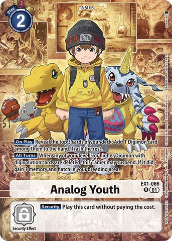 Analog Youth (EX1-066 R) (Limited Card Pack) [World Convergence Promos]