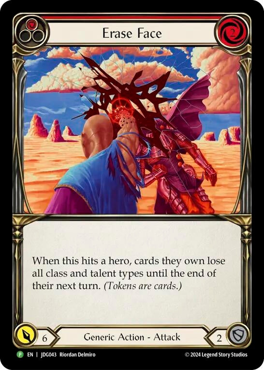 Erase Face [JDG043] (Promo) Cold Foil