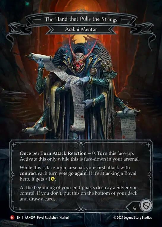 Image for The Hand that Pulls the Strings (ARK007) (Blitz Deck: The Hunted - Arakni) - Flesh and Blood TCG