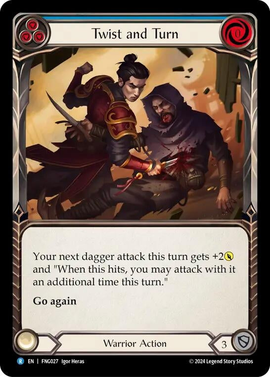 Image for Twist and Turn (Blue) (FNG027) (Blitz Deck: The Hunted - Fang) - Flesh and Blood TCG