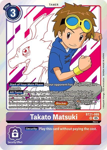 Takato Matsuki (BT21-089 SR) [World Convergence]