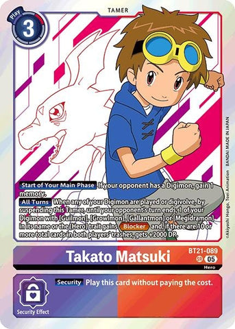 Takato Matsuki (BT21-089 SR) [World Convergence]