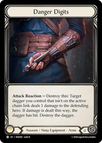 Image for Danger Digits (WOD005) (Blitz Deck: The Hunted - Arakni, Web of Deceit) - Flesh and Blood TCG