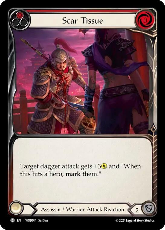 Image for Scar Tissue (Red) (WOD014) (Blitz Deck: The Hunted - Arakni, Web of Deceit) - Flesh and Blood TCG