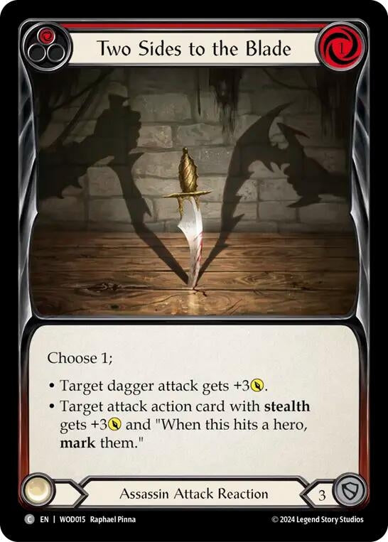Image for Two Sides to the Blade (WOD015) (Blitz Deck: The Hunted - Arakni, Web of Deceit) - Flesh and Blood TCG