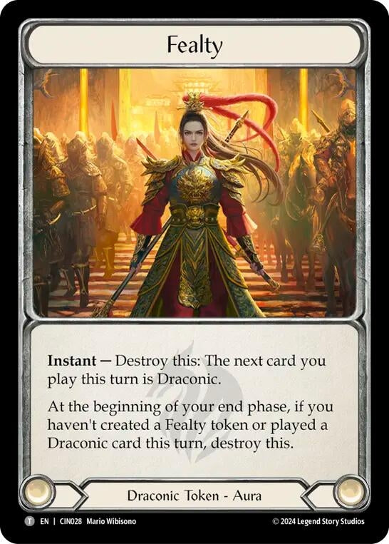 Image for Fealty // Marked (CIN028 // CIN029) (Blitz Deck: The Hunted - Cindra) - Flesh and Blood TCG