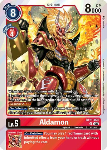 Aldamon (BT21-020 R) [World Convergence]