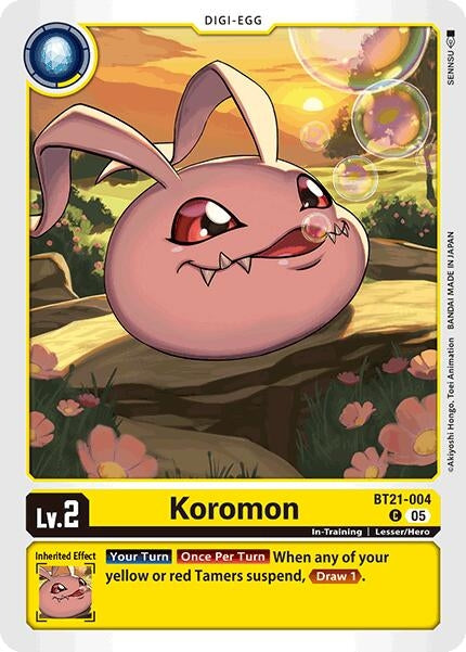 Koromon (BT21-004 C) [World Convergence]