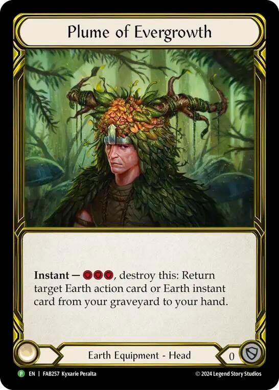 Plume of Evergrowth [FAB257] (Promo) Cold Foil