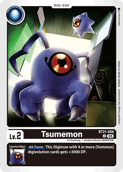 Tsumemon (BT21-006 C) [World Convergence]