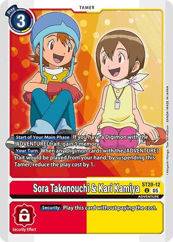 Sora Takenouchi & Kari Kamiya [ST20-12] [Starter Deck: Protector of Light]
