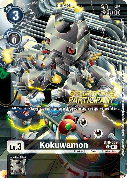 Kokuwamon (2025 Regionals Participant) (BT8-059 C) (New Awakening)