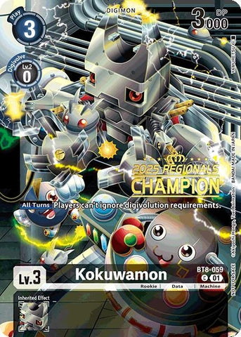 Kokuwamon (2025 Regionals Champion) (BT8-059 C) (New Awakening)