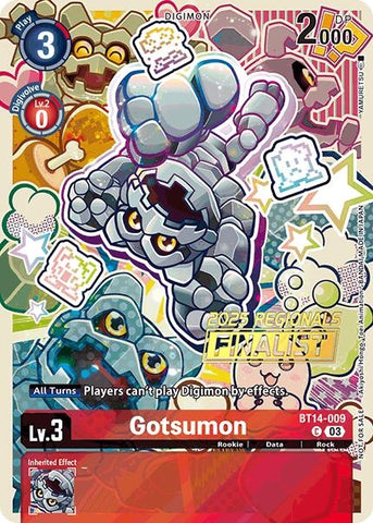Gotsumon (2025 Regionals Finalist) (BT14-009 C) (Blast Ace)