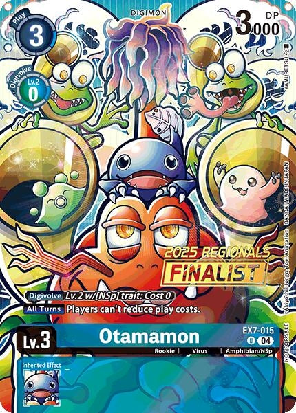Otamamon (2025 Regionals Finalist) (EX7-015 U) (Digimon LIBERATOR)