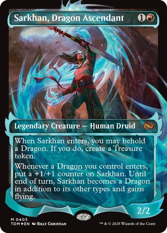 Image for Sarkhan, Dragon Ascendant (0403) (Showcase) (403) (Tarkir: Dragonstorm) - Magic: The Gathering