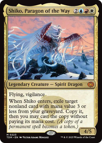 Image for Shiko, Paragon of the Way (223) (Tarkir: Dragonstorm) - Magic: The Gathering