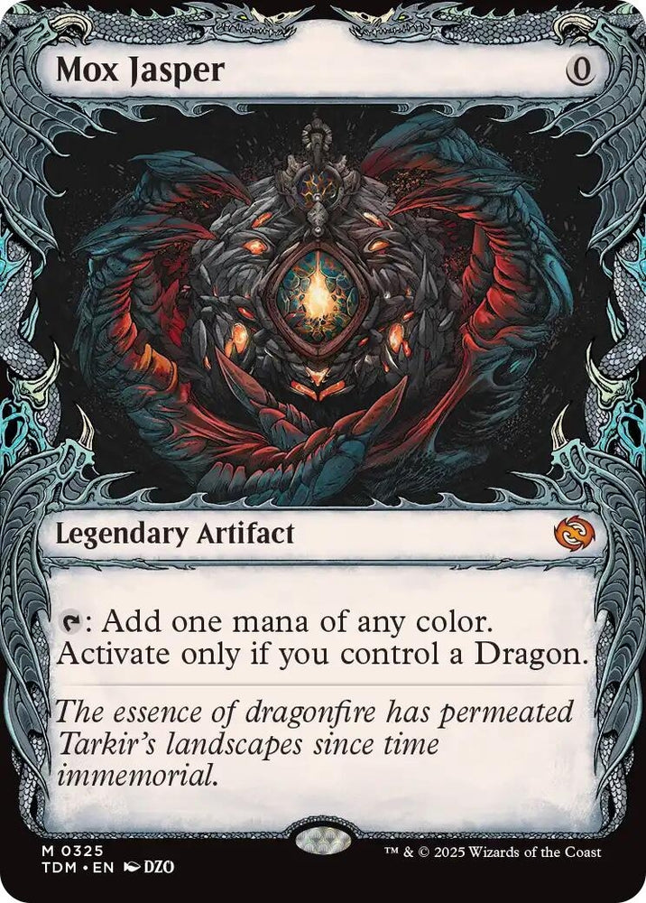 Image for Mox Jasper (Showcase) (325) (Tarkir: Dragonstorm) - Magic: The Gathering
