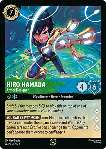 Hiro Hamada - Armor Designer (Store Championship Participant) (24) (Disney Lorcana Promo Cards)