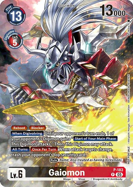 Gaiomon (P-183 P) (BT-21: Illustration Celebration Pack) [World Convergence]