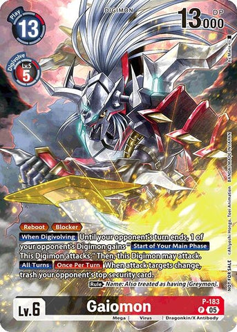 Gaiomon (P-183 P) (BT-21: Illustration Celebration Pack) [World Convergence]