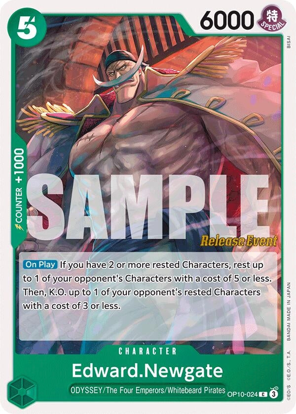 Edward.Newgate (OP10-024) [Royal Blood Release Event Cards]