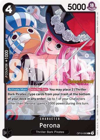 Perona (092) (OP10-092) [Royal Blood Release Event Cards]