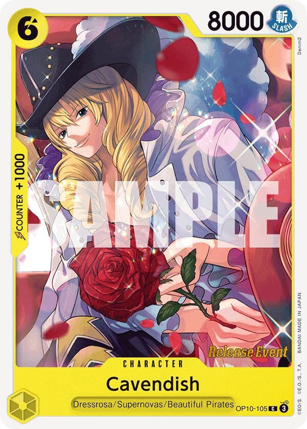 Cavendish (105) (OP10-105) [Royal Blood Release Event Cards]