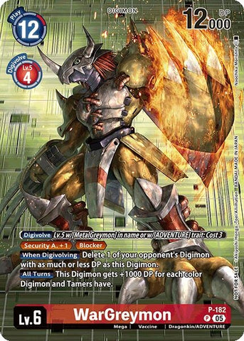 WarGreymon (P-182 P) (BT-21: Illustration Celebration Pack) [World Convergence]