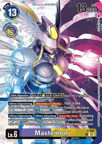 Mastemon (P-187 P) (BT-21: Illustration Celebration Pack) [World Convergence]