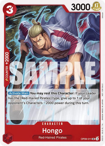 Hongo (Tournament Pack 2025 Vol. 2) (OP09-011) [One Piece Promotion Cards]