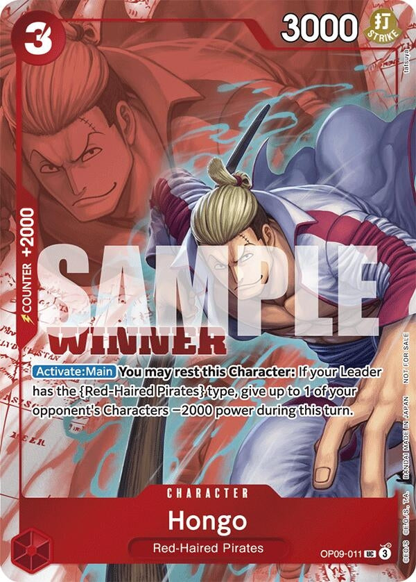 Hongo (Winner Pack 2025 Vol. 2) (OP09-011) [One Piece Promotion Cards]