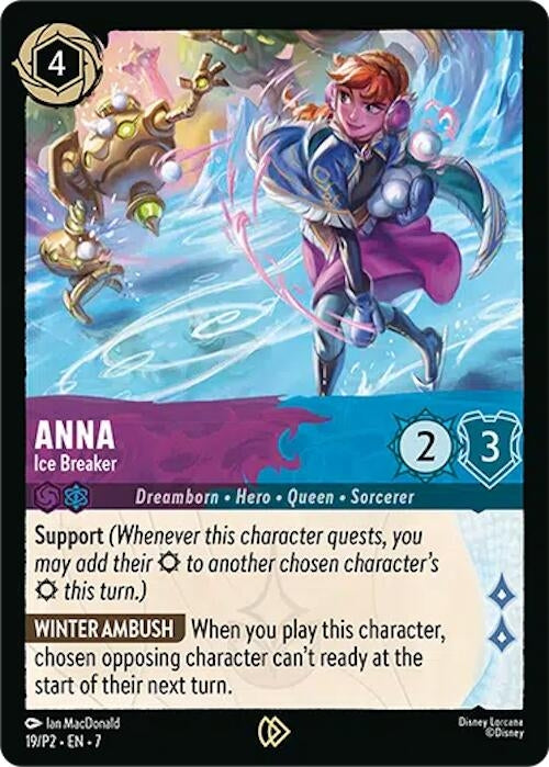 Anna - Ice Breaker (19) (Disney Lorcana Promo Cards)