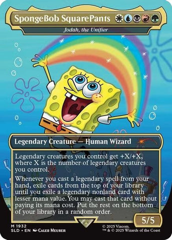 Image for SpongeBob SquarePants - Jodah, the Unifier (1932) (Secret Lair Drop Series) - Magic: The Gathering