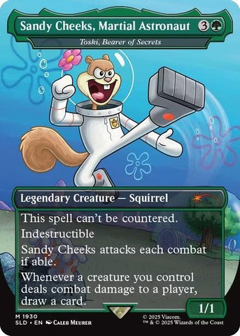 Image for Sandy Cheeks, Martial Astronaut - Toski, Bearer of Secrets (1930) (Secret Lair Drop Series) - Magic: The Gathering