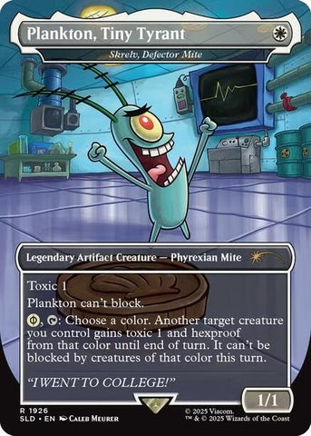 Image for Plankton, Tiny Tyrant - Skrelv, Defector Mite (1926) (Secret Lair Drop Series) - Magic: The Gathering