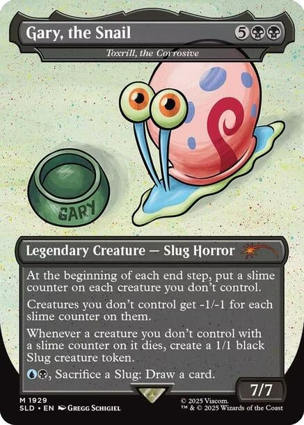 Image for Gary, the Snail - Toxrill, the Corrosive (1929) (Secret Lair Drop Series) - Magic: The Gathering